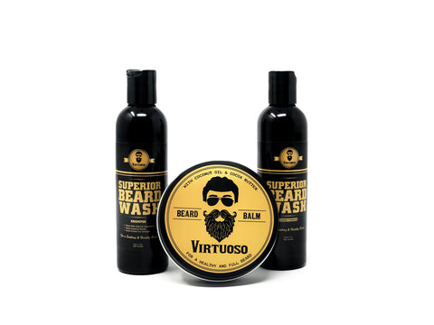 VIRTUOSO'S SUPERIOR BUNDLE (100G BEARD BALM & WASH SET)